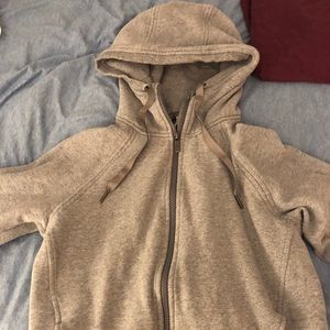 GREY LULULEMON ZIP UP